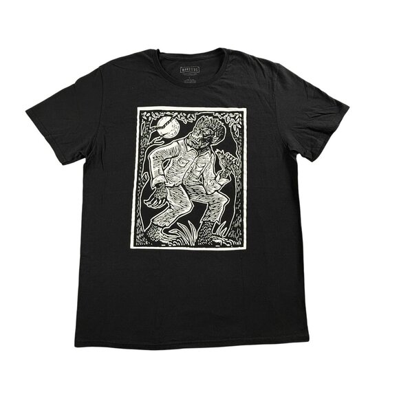 Universal Monsters Shirt Men's Large Wolfman Werewolf Horror Movie Tee Halloween - Picture 1 of 9